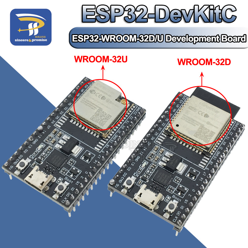 Nodemcuv2 - ESP32-DevKitC çekirdek kurulu ESP32 geliştirme kurulu