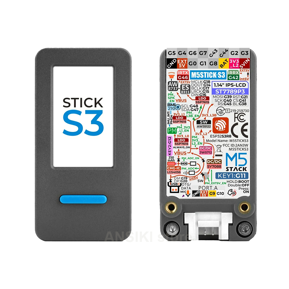Doit Esp32 - M5Stack M5StickS3 ESP32-S3 IoT Geliştirme Kiti,