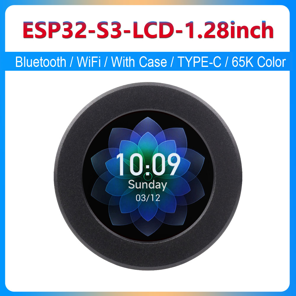 Waveshare Esp32 - Waveshare ESP32-S3 1.28 inç Yuvarlak LCD