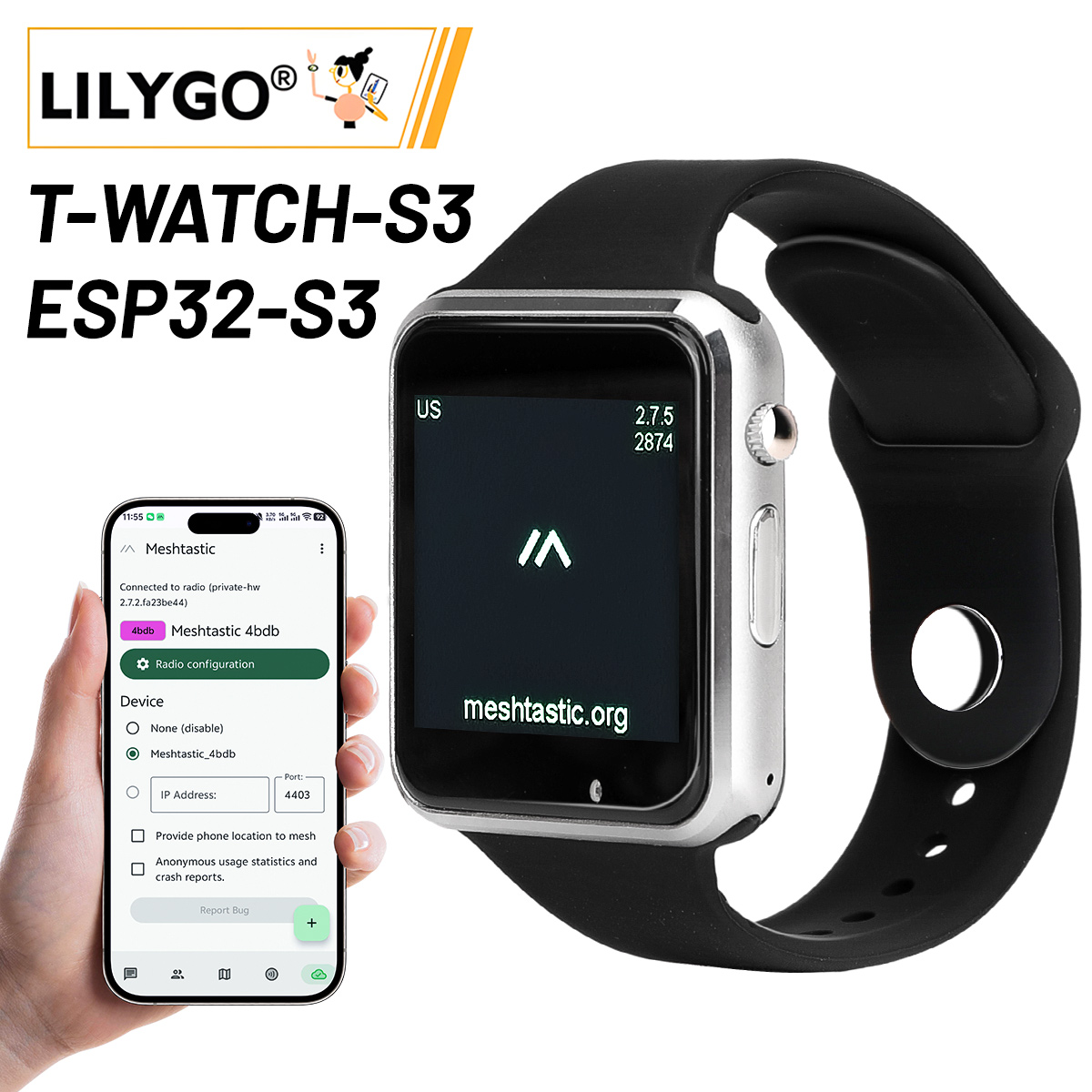 LILYGO T Watch S3 Lora Meshtas - Ttgo T Watch incelemesi ve fiyatı